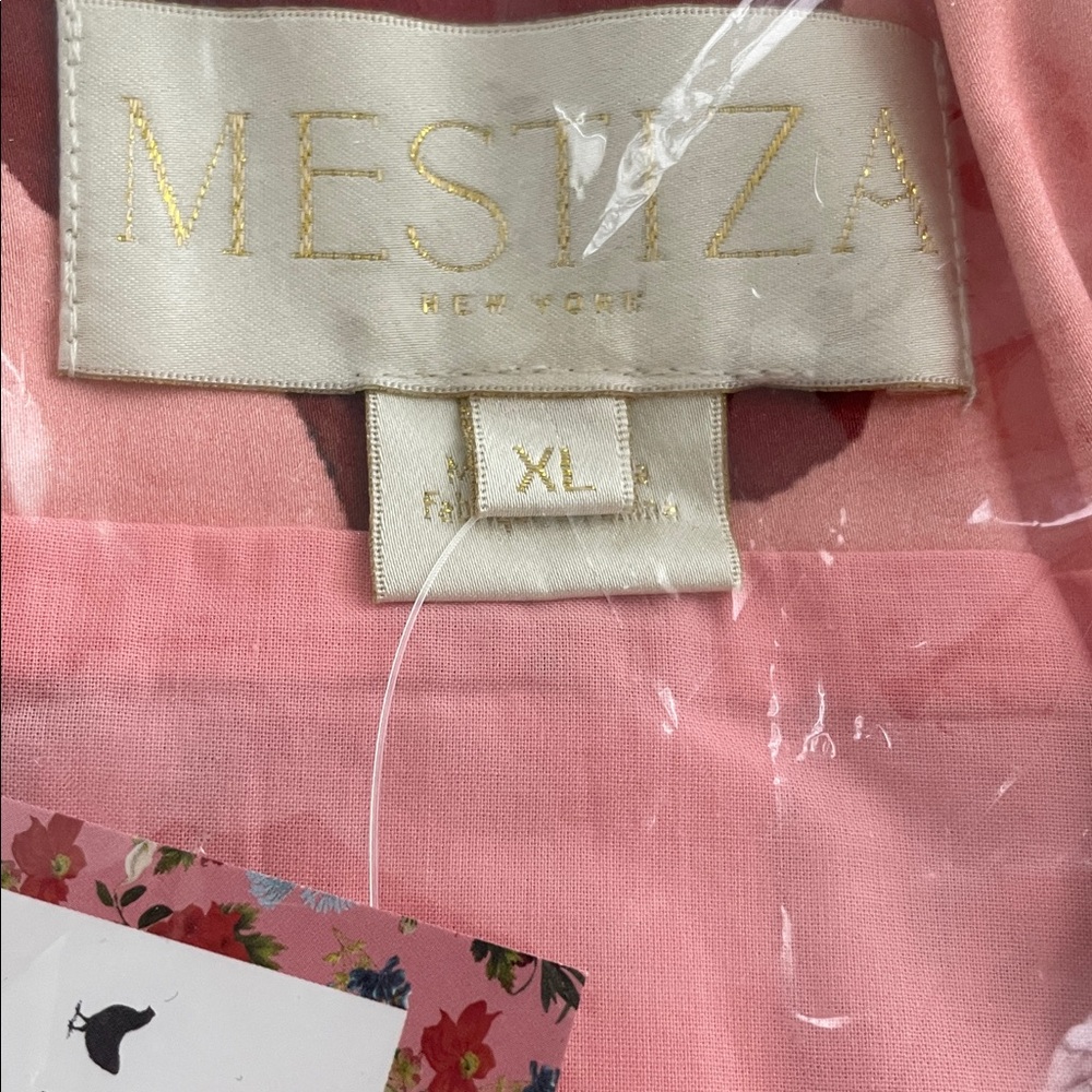 Mestiza x Pink Chicken Jasmine Pink Floral Garden Midi Dress XL - Picture 7 of 8